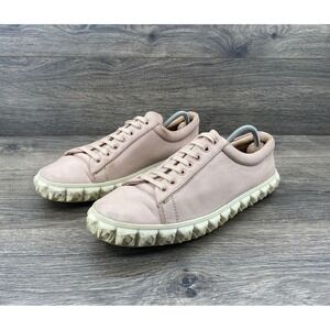 Stuart Weitzman Women's Coverstory Shoes Size 8.5 Pink Casual Lace Up Sneakers